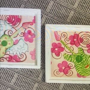 Renditions by Reesa beautiful hand painted artwork set